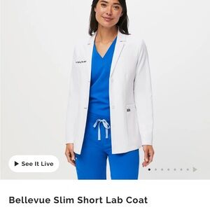 Figs Women's White Lab Coat